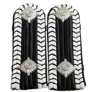 Epaulettes Dorados de Capitán de Alta Calidad, Fáciles de Colocar, Accesorios Metálicos para Uniformes y Disfraces de Guardias de Seguridad, Diseño Bordado - Product Image 4