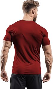 T-shirt de sport antibactérien pour homme, en polyester, pour activités de plein air, vêtement décontracté d'été, jersey doux au toucher - Product Image 3