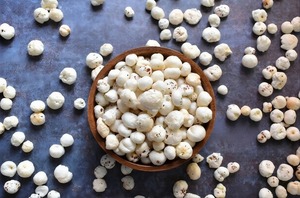 Suta Makhana, Nuez de Marca Fox Orgánica Cruda, Grado de Exportación Premium, Diámetro de 15mm-22mm, Semillas Redondas Blancas, Snack Natural - Product Image 6