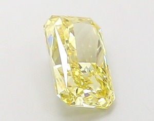 Diamante Radiante Amarillo Intenso de Lujo, 0.76 Quilates, Claridad VS1, Pulido EX, CVD, Piedra Preciosa Suelta Cultivada en Laboratorio, Piedra de Joyería Amarilla Brillante - Product Image 3