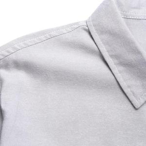 เสื้อเชิ้ตผู้ชายแขนยาวทรงเข้ารูป ดีไซน์ใหม่ ขายส่ง OEM ระบายอากาศได้ดี สีและขนาดตามสั่ง คุณภาพเยี่ยม เสื้อลำลองผู้ชาย - Product Image 5