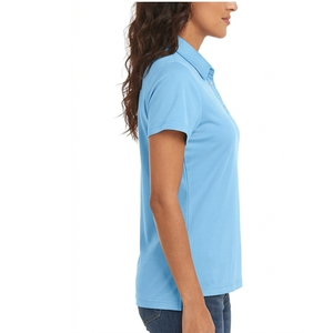 Relaxed Fit Casual Beach And Street Wear Lightweight Linen Women Polo Shirts Breathable Short Sleeve Summer Shirt For Ladies - Product Image 4