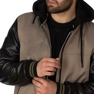 Outdoor Wear Men Varsity Jacket High Quality Autumn Stand Collar Windproof Eco-Friendly Breathable Top Trending Reasonable Rate - Product Image 3