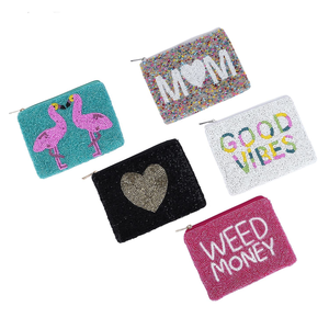 Monedero de Cuentas Hecho a Mano con Cierre de Cremallera, Diseño de Moda en Color Personalizado para Adolescentes - Bolsa de Cuentas al por Mayor por MD HANDICRAFTS - Product Image 4