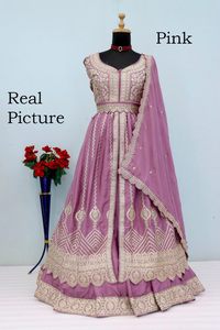Anarkali kurti ของผู้หญิงยาวถึงพื้นสำหรับงานแต่งงานปาร์ตี้สวมใส่ได้หลายรูปแบบ - Product Image 2