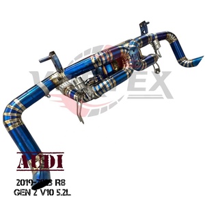 Système d'échappement Valvetronic avec soupape de contrôle en titane, silencieux Catback, son agressif pour les performances de course, Audi R8 V8/V10 4.2/5.2 - Product Image 5
