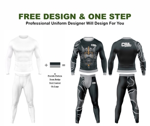 ชุดรัดกล้ามเนื้อสำหรับผู้ชายแบบระบายอากาศได้ดี พิมพ์ลายดิจิทัลตามสั่ง สำหรับ MMA และ BJJ  ขายส่งจากโรงงานโดยตรง - Product Image 2