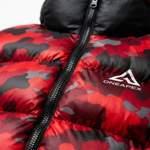 Veste matelassée pour homme, rouge et noire, à capuche, veste d'hiver chaude, veste de mode pour l'extérieur, vente en gros ONE APEX - Product Image 4