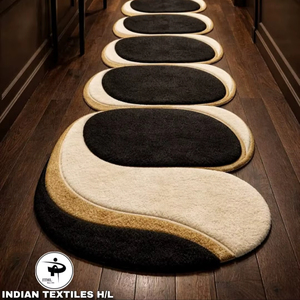 Alfombras de Lana Hechas a Mano con Diseño Vintage a Precio de Mayoreo, Alfombra Hecha a Mano para Sala de Estar, Textiles Indios H/L - Product Image 1