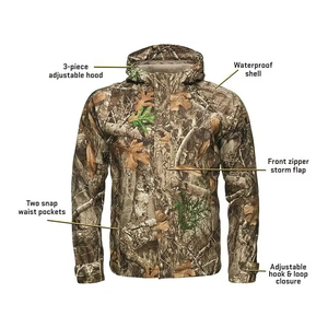 Chaqueta de Caza de Camuflaje de Invierno GRACE SIGN al por Mayor, Chaqueta Soft Shell Unisex de Manga Larga, Cálida para Senderismo al Aire Libre - Product Image 1
