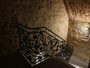 Barandilla de Escalera Moderna de Hierro Forjado, Pasamanos Decorativo de Metal para Balcón Interior, Balaustre de Diseño Personalizado, Recubrimiento en Polvo Duradero - Product Image 4
