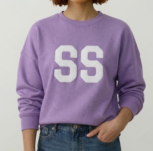 เสื้อสเวตเชิ้ตคุณภาพสูงสำหรับผู้หญิง คอกลม แขนยาว พร้อมบริการ OEM สำหรับฤดูใบไม้ร่วง - Product Image 1