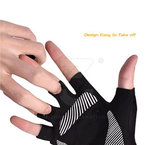 High Quality Half Finger Neoprene Fitness <b>Gloves</b> with Lace-Up Closure Breathable Design for Gym Workout & <b>Weight</b> Lifting-Unisex - Product Image 6