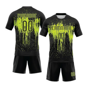 Ensemble Maillot et Short Personnalisé OEM pour Uniformes Sportifs d'Entreprise – Polyester Imprimé par Sublimation, Séchage Rapide, Idéal pour Événements d'Équipe et Événements d'Entreprise - Product Image 4