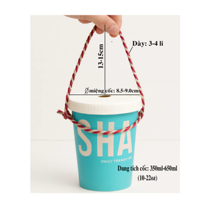 Poignée de tasse en jonc de mer naturel fait main pour gobelets à café à emporter, accessoire pour cafés et vente en gros de boissons, événement de Noël - Product Image 2