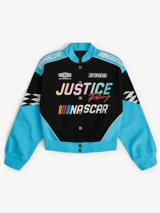 High Quality Unisex NASCAR Racing <b>Bomber</b> <b>Jacket</b> Vintage Streetwear Motorbike Embroidered Light Polyester <b>Summer</b> Winter - Product Image 6