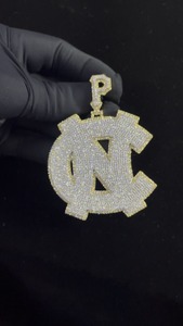 Colgante de Lujo con Letra de Moissanita VVS1 para Hombre, Estilo Hip Hop Rapper, con Diamantes Engastados, para Mujer - Product Image 5