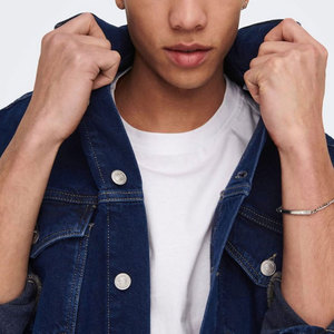 Adjustable Price <b>Men</b> <b>Denim</b> <b>Jacket</b> High Quality Anti Wrinkle Breathable Lightweight <b>Denim</b> <b>Jacket</b> for <b>Men</b> - Product Image 5