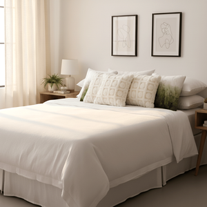 SOGA 6pc 45cm Luxury Decorative <b>Pillows</b> for <b>Sofa</b> and Bed-Cream Pom-Pom Grid and Ombre Faux Fur Throw Pillowcases - Product Image 5