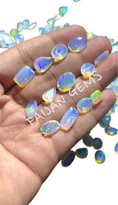 Cabochon de pierres précieuses en vrac à facettes en opale éthiopienne naturelle de très haute qualité Forme de mélange Taille personnalisable Certifié par une tierce partie - Product Image 2