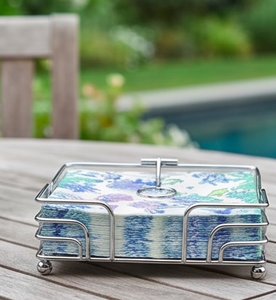 Modern Metal Tissue <b>Box</b> Organizer Wireframe With <b>Chrome</b> Finish For Home Kitchen Counter Use And Dining Room Use - Product Image 3