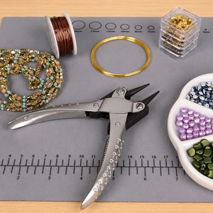 Pince à bec rond à mâchoires parallèles 140 mm, outil de précision pour la fabrication de bijoux ZetomedPro - Product Image 5