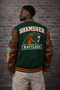 Plain Baseball breathable Sports High Quality Custom leather sleeve wool Solid Pattern Blank <b>Bomber</b> Fall <b>Varsity</b> <b>Jackets</b> For <b>Men</b> - Product Image 3