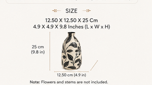 Premium Quality Set of 2 <b>Unique</b> Metal Flower <b>Vase</b> Decal Enamel Finished Tale Top <b>Vases</b> for Home Decoration Handmade Customize - Product Image 4