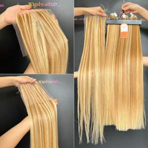 Precio al por mayor 100% cabello virgen vietnamita, extensiones de cabello Remy con doble trama a máquina, paquetes de cabello humano de color personalizado, tejido de cabello humano 100g - Product Image 5