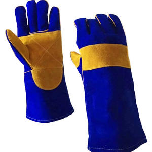 Guantes de Soldadura de Cuero Vacuno con Doble Palma, Resistentes, para Trabajo Pesado, Venta al Por Mayor - Product Image 4