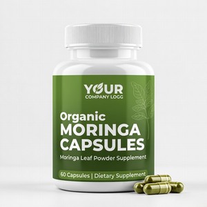 Suministro Directo de Fábrica, Cápsulas de Hoja de Moringa, Empaque a Granel, Fabricante de Marca Privada - Product Image 1