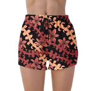 100%polyester/Spandex Fabric Beach Swim Trunks Women Quick dry Sublimation Women's Shorts Beach Wear High Quality Shorts - Product Image 4