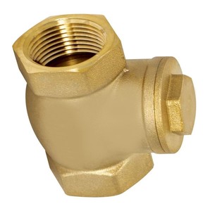 Vanne de retenue manuelle en laiton C-Way fiable, 1/2 pouce, filetage NPT, haute pression, durable, systèmes d'eau, haut débit, prévention, PTFE, OEM - Product Image 3