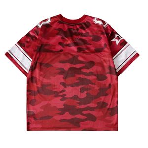 Camiseta de Fútbol Personalizada con Malla, Cuello en V, Camuflaje, Deportiva, Unisex, Transpirable, Uniforme de Entrenamiento, Venta al Por Mayor, OEM, ODM - Product Image 3