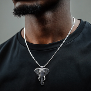 <b>Elephant</b> Charm Pendant Necklace Vintage Zinc Alloy Silver Plated Gold Tone Jewelry for <b>Gift</b> Party - Product Image 3