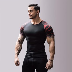 2026 Wholesale Sublimation <b>Shirt</b> BJJ Mens Rashguards <b>Beach</b> <b>Long</b> Sleeve Surfing Rash Guard Sport Compression Training Wear - Product Image 5
