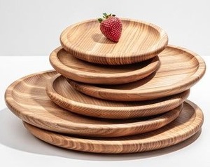 Juego de Platos y Vajilla de Madera Natural Hechos a Mano, Madera de Mango, Vajilla Ecológica para Restaurantes, Servicios de Catering y Hoteles - Product Image 6