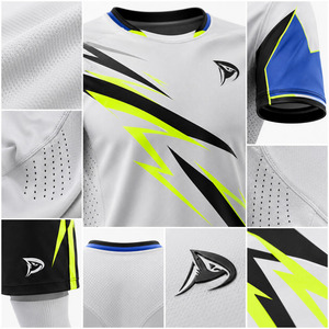 Ultra-Light Summer Soccer Jersey and Shorts: Premium Custom Football Kit with Breathable Quick-Dry Technology - Product Image 4