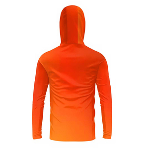 Men's Camouflage Long Sleeve Fishing Shirt With Hood UV Protection Upf 50 Breathable Quick Dry Pullover <b>Top</b> Quality - Product Image 4