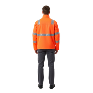 Chaquetas de Seguridad Reflectantes para Hombre, Personalizadas de Fábrica, Transpirables, de Lona, de Alta Visibilidad, con Reflector - Product Image 3