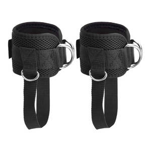 Sangles de cheville pour haltérophilie avec logo personnalisé, nouveau design 2026, sangles de cheville réglables en néoprène - Product Image 1