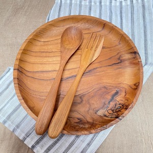 Assiette en bois de qualité supérieure, idéale pour un usage quotidien à la maison, pour servir le déjeuner et le dîner, vaisselle élégante, accessoire de table indispensable et stylé. - Product Image 4