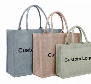 Bolsa de Yute con Logotipo de Fibra Natural y Diseño Personalizado para Ferias Comerciales y Promoción de Marca - Product Image 1