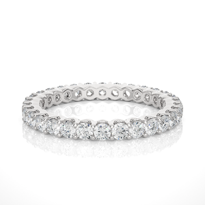 Anillo de Diamantes de Oro Sólido de 18K con Corte Redondo Cultivado en Laboratorio, con Certificado IGI y Claridad VS1, para Compradores Mayoristas - Product Image 3