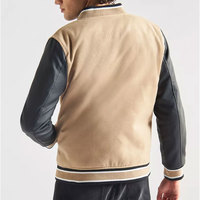 Blouson universitaire streetwear personnalisé avec logo, blouson bomber Letterman pour hommes et femmes, broderie, écussons chenille, vêtement d'extérieur oversize tendance