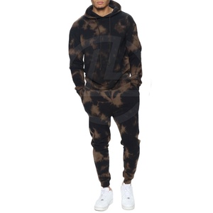 Conjunto Deportivo de Invierno para Hombre, Transpirable, 100% Algodón, Felpa Técnica, Dos Piezas, para Gimnasio y Entrenamiento - Product Image 1