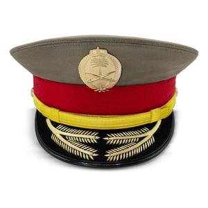 Gorra de uniforme personalizada con visera y distintivo metálico para exteriores, ideal para oficina. - Product Image 1