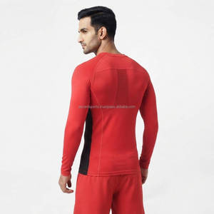 Gym Compression Shirt Men Long Sleeve Performance <b>Athletic</b> Top Quick Dry Base Layer Running Fitness Sports Clothing OEM ODM - Product Image 2