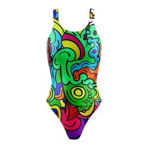 Traje de Baño Deportivo Sublimado Ecológico para Mujer con Logotipo Personalizado, Fabricante OEM ODM - Product Image 1