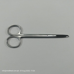 Ciseaux chirurgicaux MEDIHEAL SURGICAL CORPORATION de qualité chirurgicale, à pointe arrondie et fine, droits, en acier inoxydable - Product Image 1